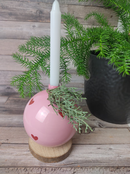 Kerzenhalter aus Christbaum